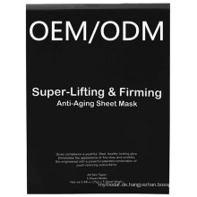 OEM / ODM Super Lifting und Firming Anti-Aging-Gesichtsblattmaske für die Gesichtshautpflege